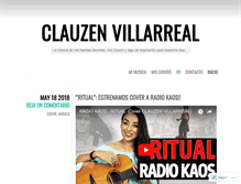 Tablet Screenshot of clauzenvillarreal.com